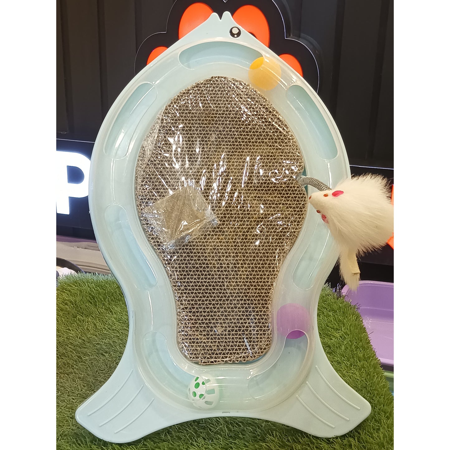 Fish Track Scratcher Toy For Cats & Kittens