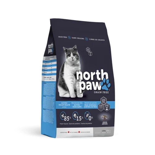 North Paw Mature and Healthy Weight Cat Food 1kg