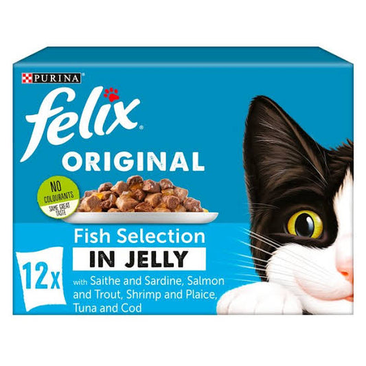 Felix Original Jelly Fish Selection 12pcs Box 100g