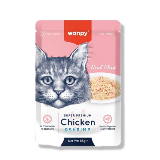 Wanpy Jelly Chicken & Shrimp 85g