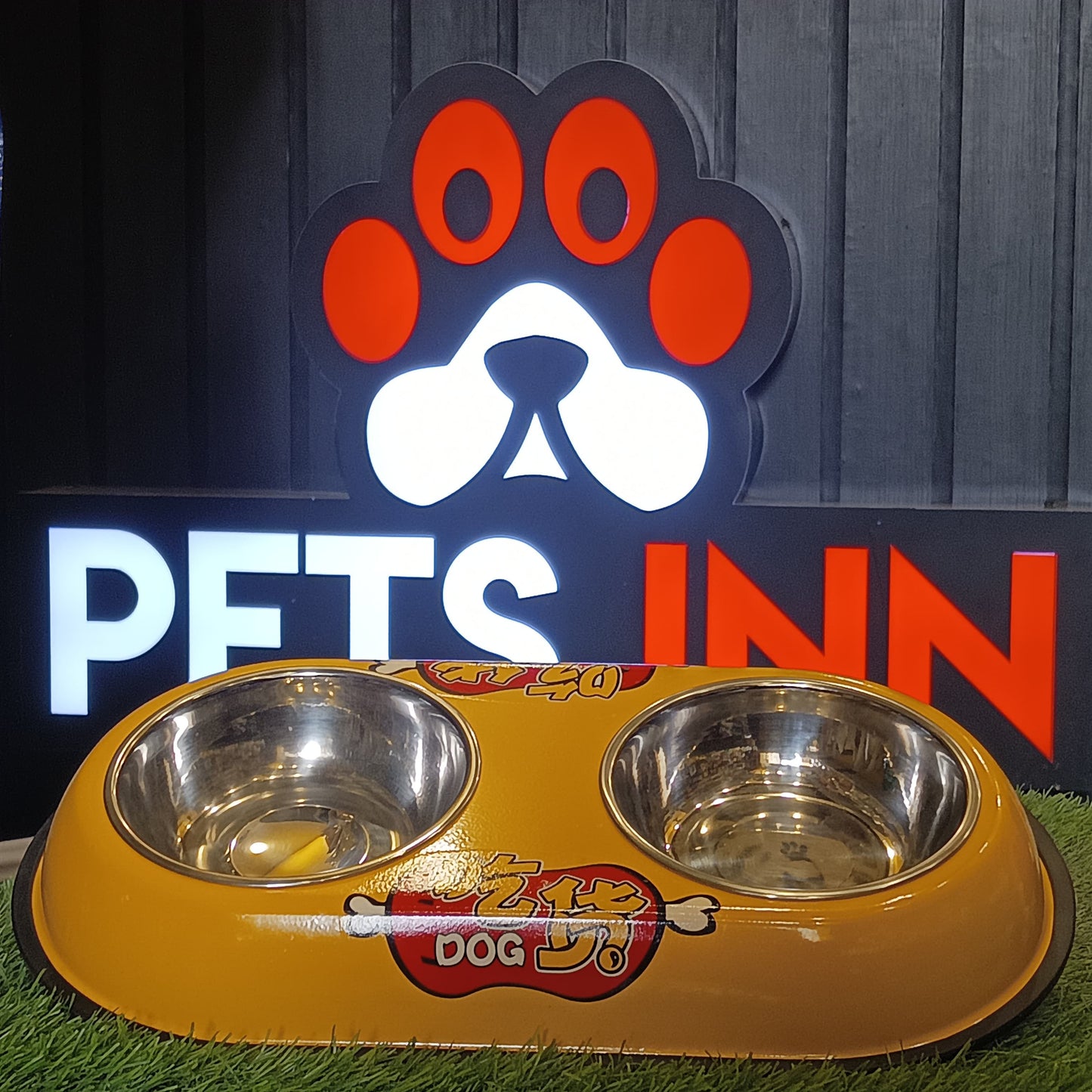 Stainless Steel Double Bowl Cat And Dog