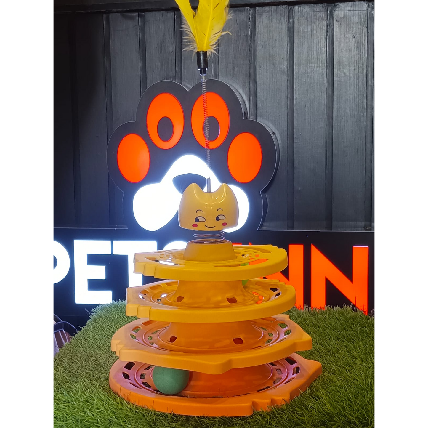 Tower Spring Toy For Kittens & Cats