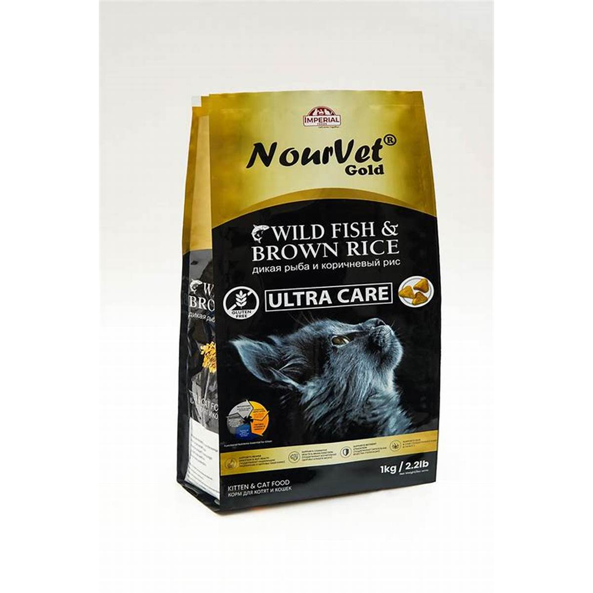 Nourvet Cat Food Gold 1kg