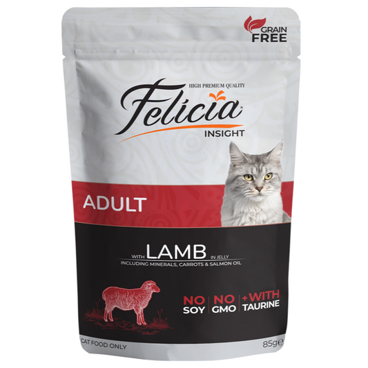 Felicia Jelly Adult Lamb 85g