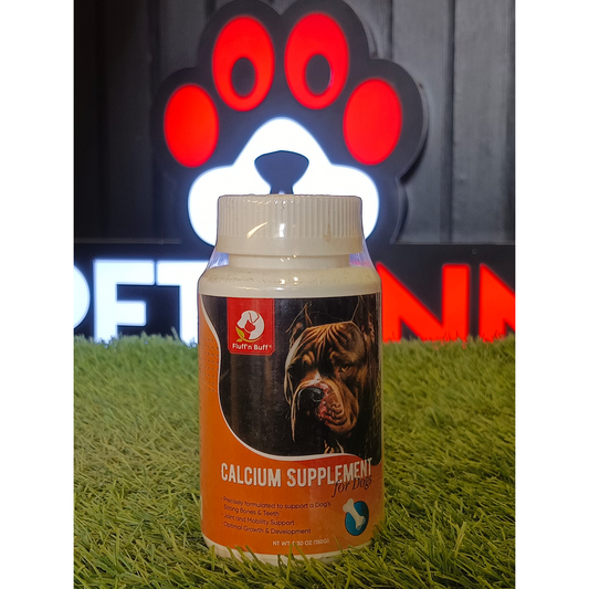 Fluff n Buff Calcium Supplement for Dogs – 150 Gram