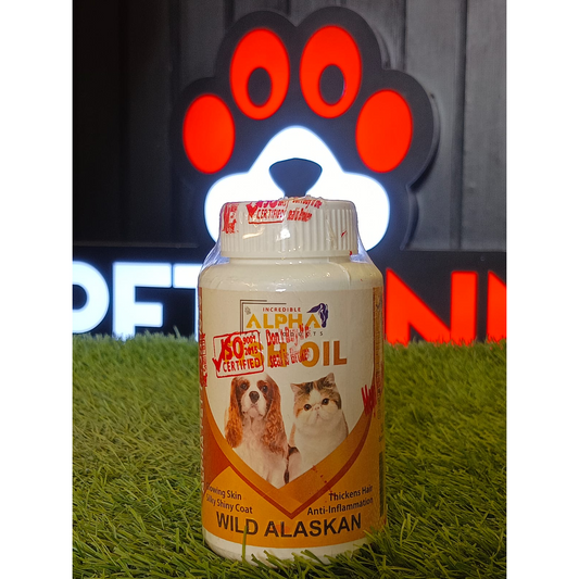 Wild Alaskan Salmon Fish Oil for Dogs and Cats Supplement