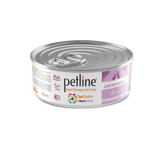 Petline Tins Kitten Chicken 80G