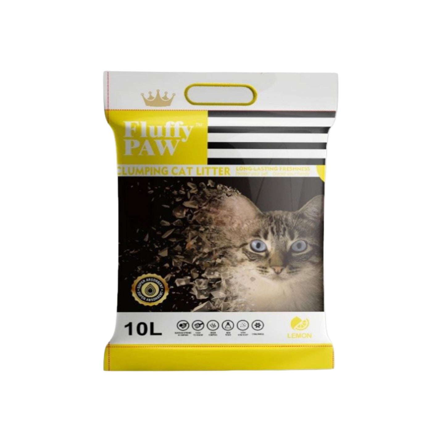 Fluffy paw Cat Litter (Lemon)