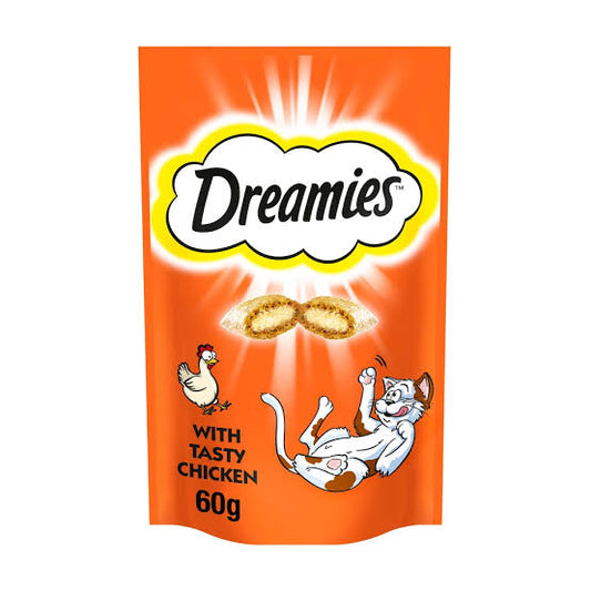 Dreamies Cat Treat with Tasty Chicken 60g